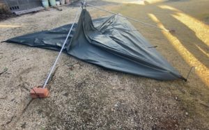 ステルス張りの途中