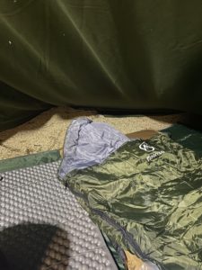 寝袋とマット