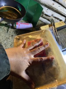 特大エビフライ