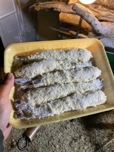 特大エビフライ