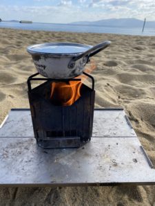 コーヒーを淹れる