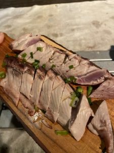 カツオのタタキを自分で作ってみた