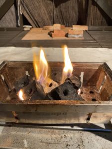 Vicopoで火起こし