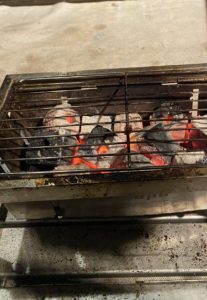 Vicopoの焚火台でしっかり炭火を熾す
