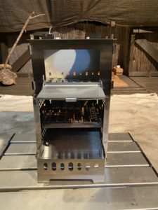 カマド型焚火台