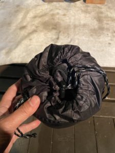 ダックダウン寝袋