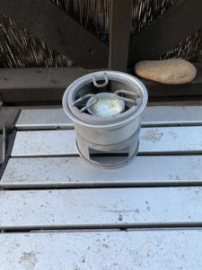 ソロ用のコンロ