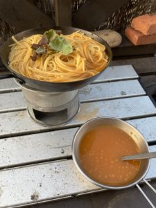 エビパスタセット！