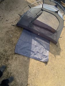 バンドックソロドームのグランドシート