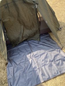 Rocacocoのグランドシートをバンドックのソロドームで使ってみる