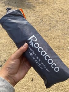 使用後のRocacocoのグランドシートは収納出来た