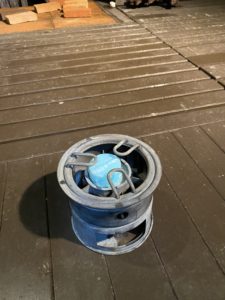 みにかまどを固形燃料で使う