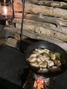 尾上製作所のミニかまどで使う中華鍋