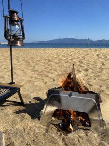 薪組が楽しいフラットストーブ