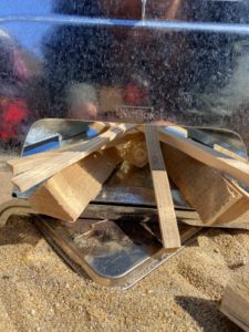 NOBOXのフラットストーブの火入れの儀