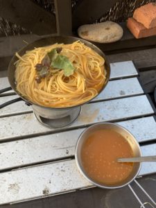 エビパスタ