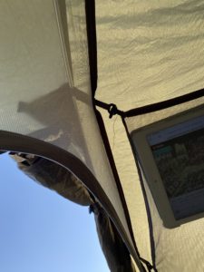 バンドックソロドームの内側の収納