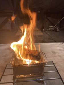 お肉が大炎上！