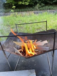 焚火に着火完成！