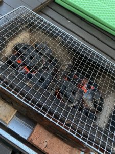 角型七輪で準備完了