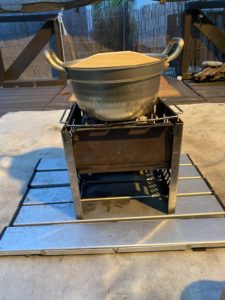 北陸アルミニウムの段付鍋13.5cm