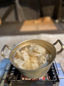 北陸アルミニウムの段付鍋13.5cm