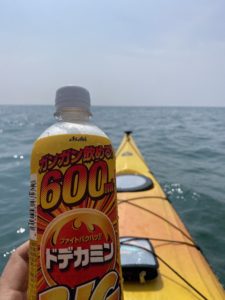 カヤックフィッシングの途中の行程