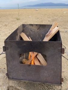 ネイチャーストーブラージに着火