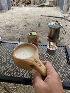 庭サイトで乾杯