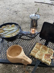 庭キャンプの晩御飯