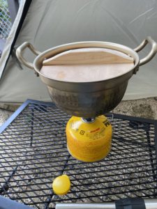 Hawk Zing スーパーポータブル チタンで湯を沸かす