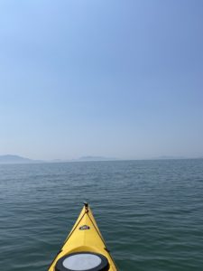 カヤックフィッシングに出艇