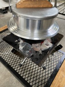 直火で炊く炊飯