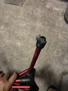 脚のキャンプがもげる