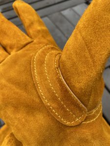 キャンプグローブの補強場所