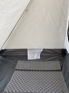 フィールドドアのインナーテントの内部