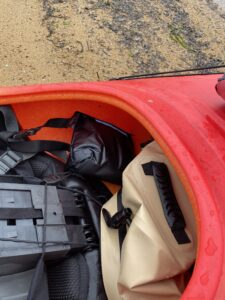 カヤックで使う防水バック