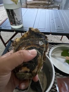牡蠣殻を剥くときの注意