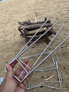 TokyoCampの焚き火台についているスピット