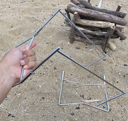 TokyoCampの焚き火台の組立