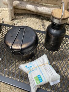 お米を炊く用意