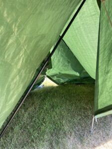 グリーンシートで作るパップテント