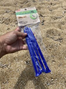 Daisoのサンドペグ