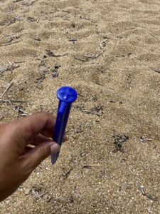 Daisoのサンドペグの色が気に食わない