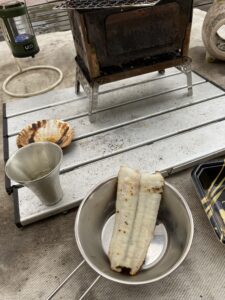 鱧が綺麗に回収できた