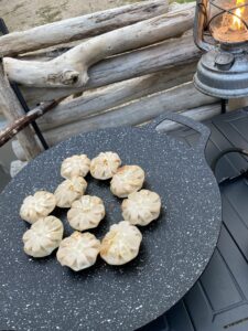 ビーガンニラ饅頭