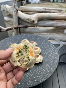 ニラ饅頭ビーガン