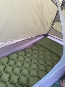 カヤックキャンプで使うエアマット