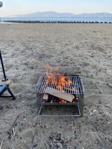 バンドック焚き火グリル