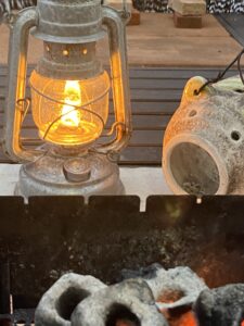 B-6君で火起こし